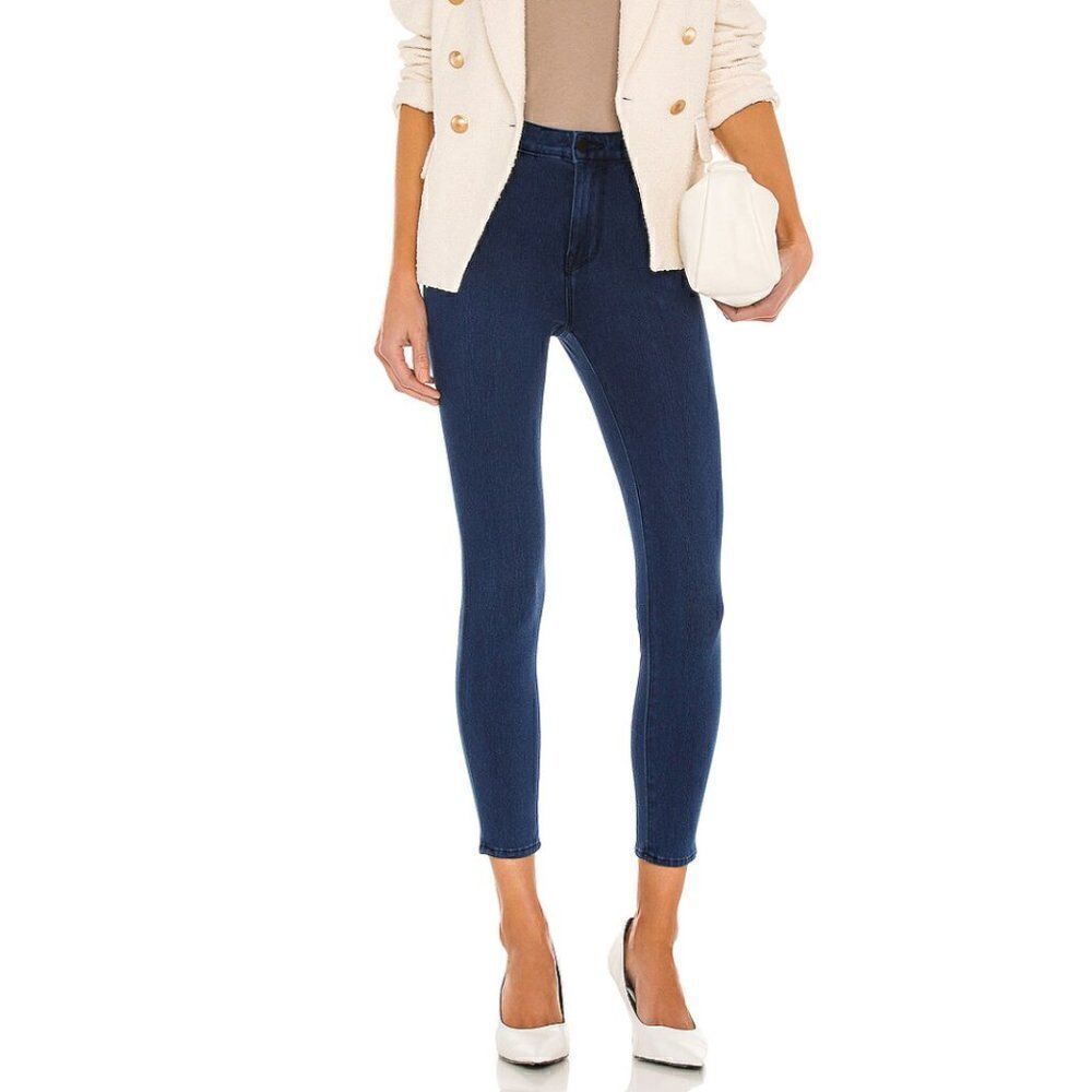 L’AGENCE Luxe Lounge Yasmeen High Rise Skinny Legging in River Blue Size 30